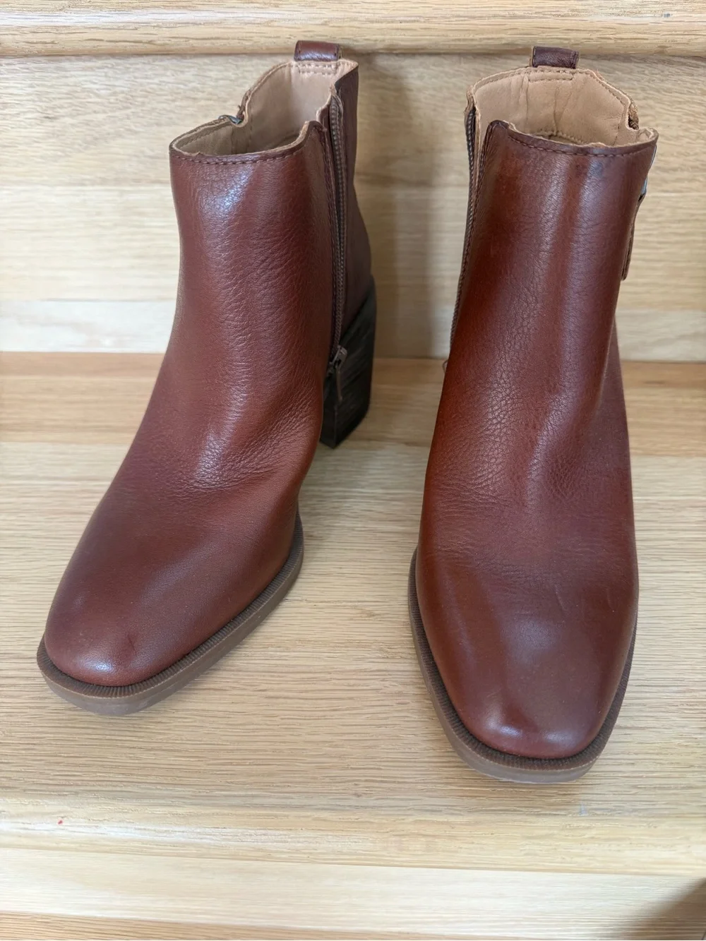 NEW Crown Vintage Cognac Ankle-Boots • Size 6